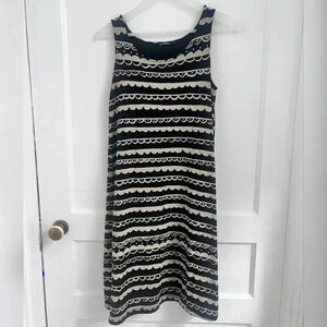 Marimekko Black Grey Visti Sleeveless Tank Dress LIKE NEW